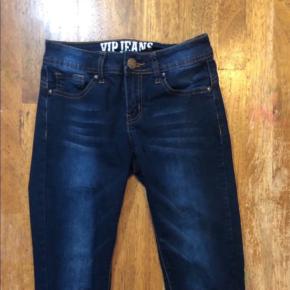 V.I.P Dark Blue Skinny Jeans Size 1/2